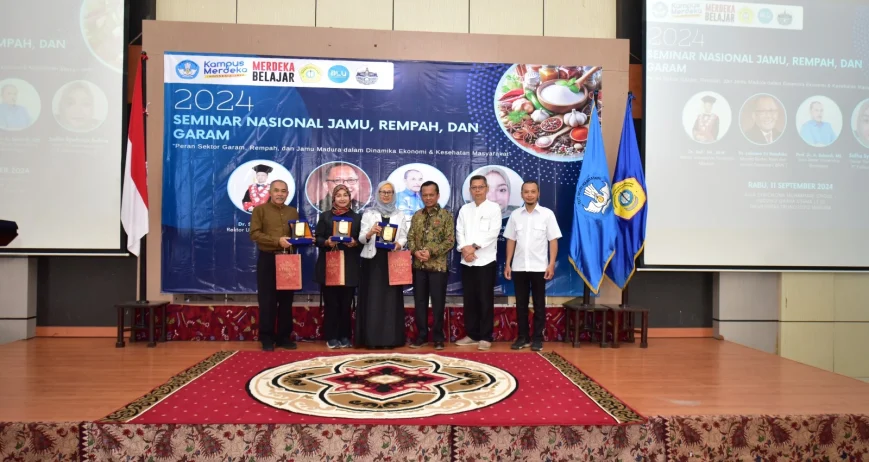 Universitas Trunojoyo Madura (UTM) melalui LPPM menggelar Seminar Nasional JRG (Jamu, Rempah, dan Garam). Menghadirkan pakar dari BRIN hingga praktisi industri, acara ini mengupas peran strategis sektor tersebut dalam dinamika ekonomi dan kesehatan masyarakat Madura serta perkembangan teknologi terbarunya.